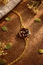 Ruby Glow Hex Resin Bracelet 2.webp