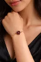 Ruby Glow Hex Resin Bracelet 8.webp