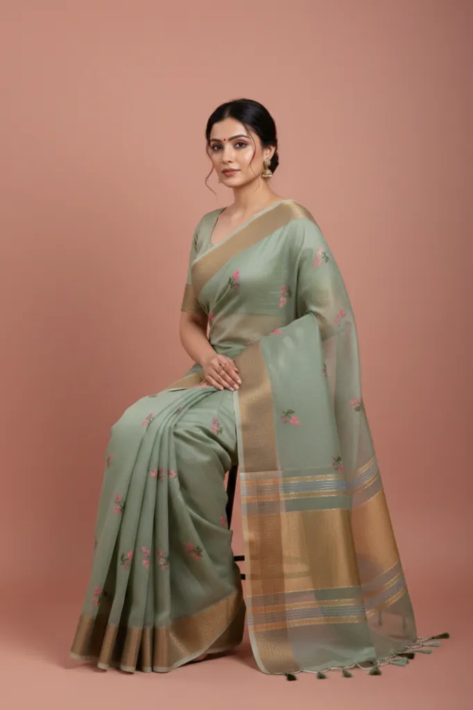 Kashvi Silk Sea Green Saree 4.webp