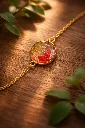 Red & Golden Resin Bracelet 4.webp