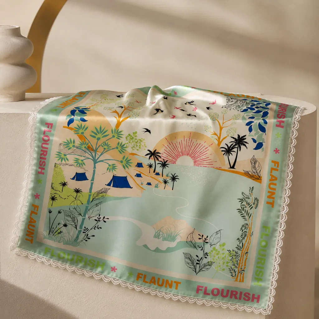 Tropical Sunset Print Scarf 5.webp