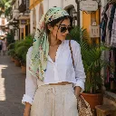 Tropical Sunset Print Scarf 8.webp