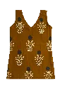 Mustard Cotton Sleeveless Short Kurti 1.webp