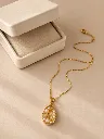 Resin Pearl Teardrop Pendant Necklace 2.webp