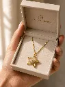 Handcrafted Dried Flower Star Resin Pendant Necklace 10.webp