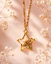 Handcrafted Dried Flower Star Resin Pendant Necklace 4.webp
