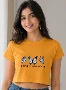 Blue Butterfly Crop Top - Golden Yellow 2.webp