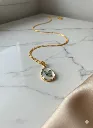 Blue Butterfly Resin Necklace 4.webp