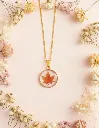 Maple Leaf Resin Pendant with Chain 10.webp