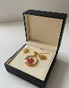 Maple Leaf Resin Pendant with Chain 11.webp