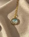 Sea Theme - Round Resin Pendant with Chain 14.webp