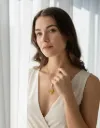 Blossom Flower Resin Necklace