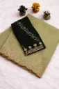 Elegant Purple Tissue Silk Saree with Intricate Zari Embroidery & Contrast Blouse Piece by Flaunt N Flourish