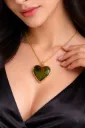 Heart Resin Pendant Necklace